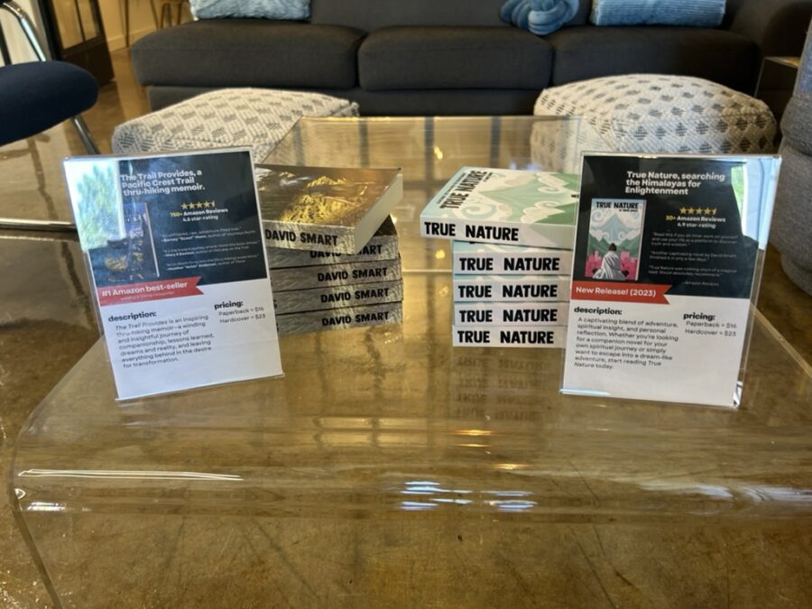 I showcased my books at a bookfair…